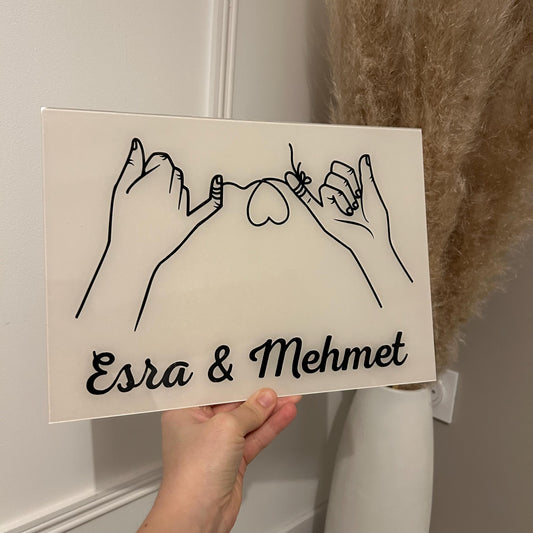 Plexiglass spécial couple