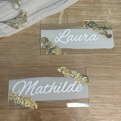 Marque place rectangle