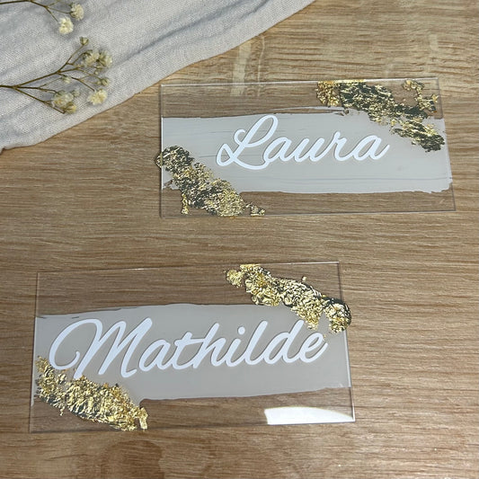 Marque place rectangle