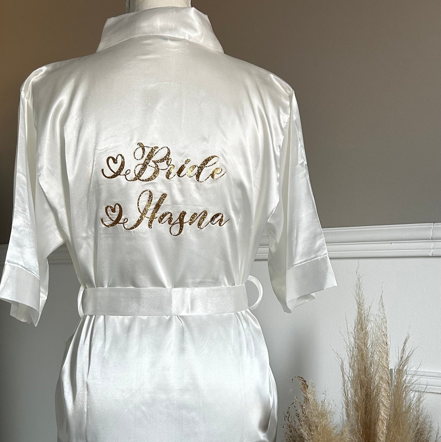 Nuisette + Peignoir blanc