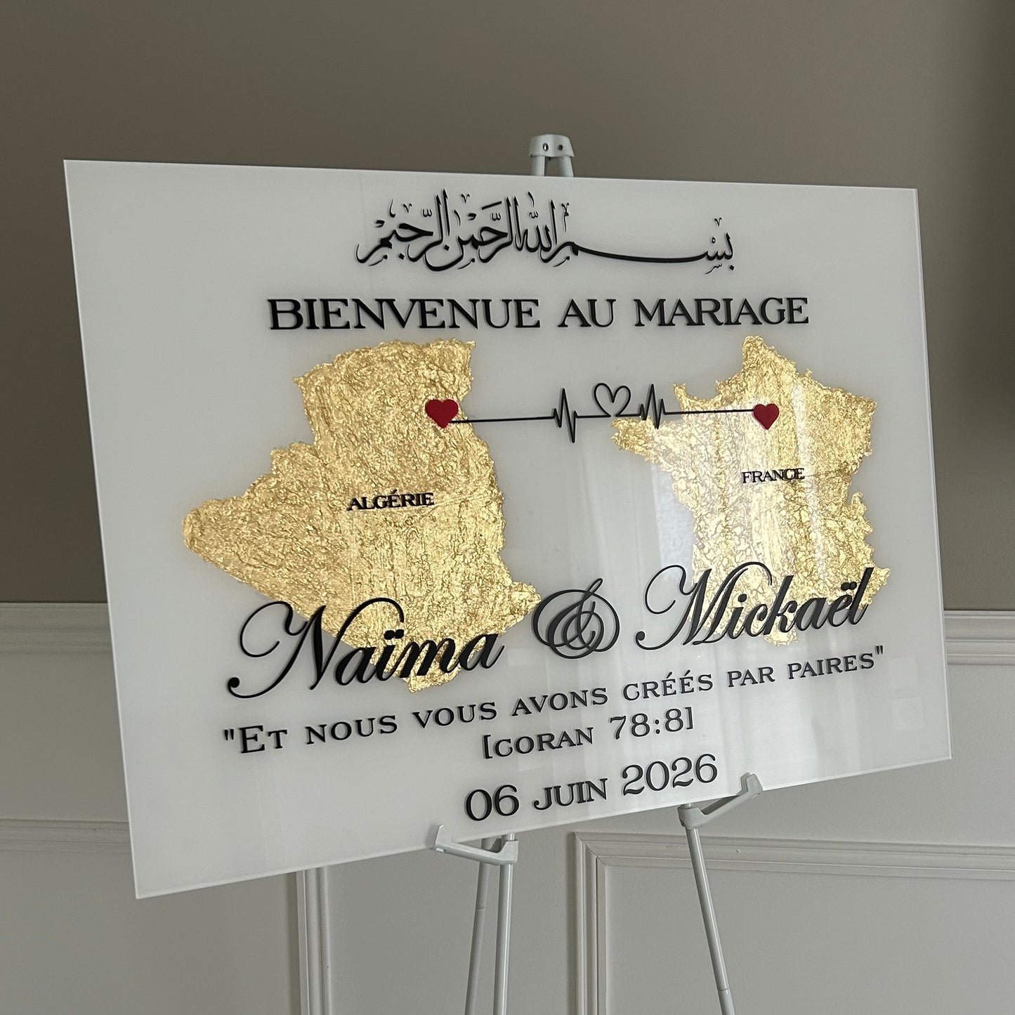 Panneau Pays - Rectangle 50 x 70 cm