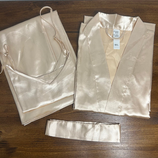 Nuisette + Peignoir Nude