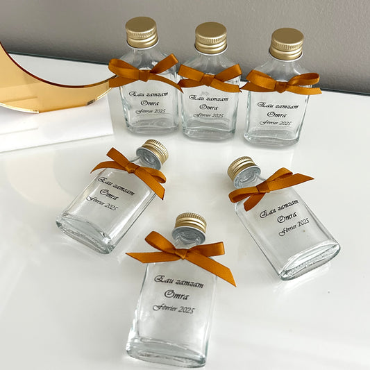 Bouteille en verre "Eau de ZamZam"