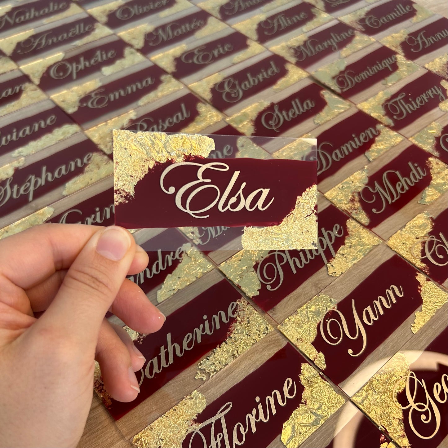 Marque place rectangle