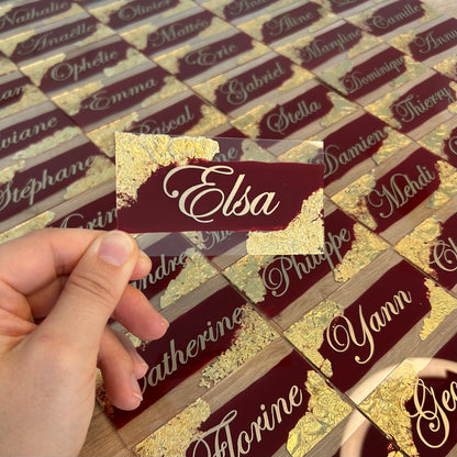 Marque place rectangle