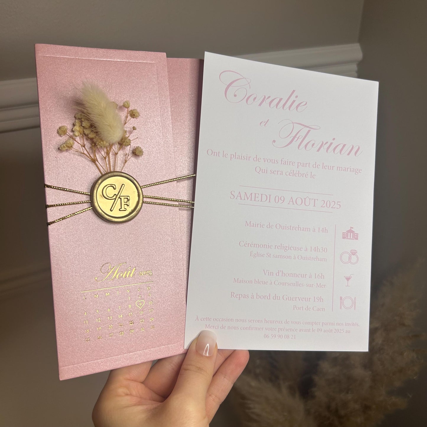 Faire part Mariage à personnaliser