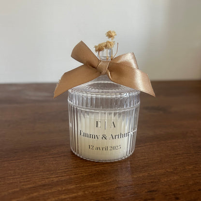 Bougie à personnaliser
