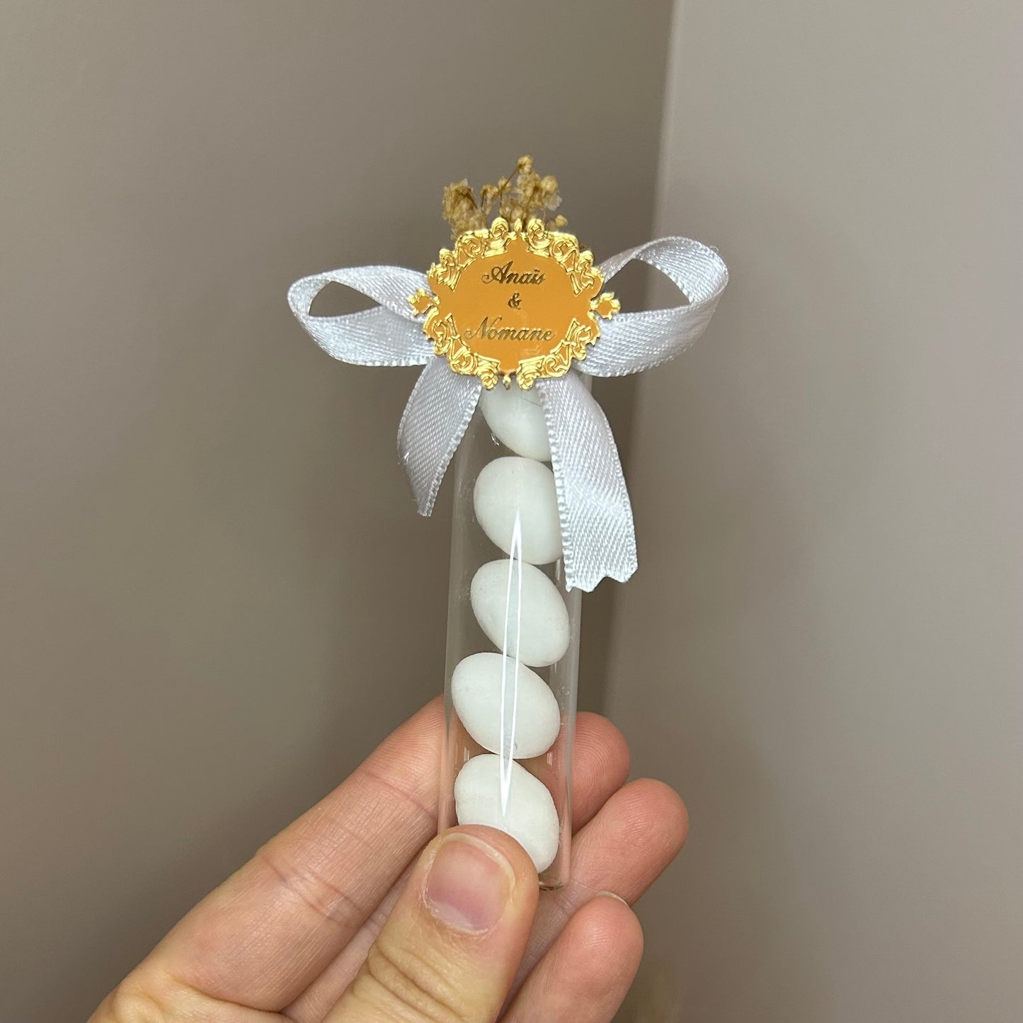 Fioles en verre dragées