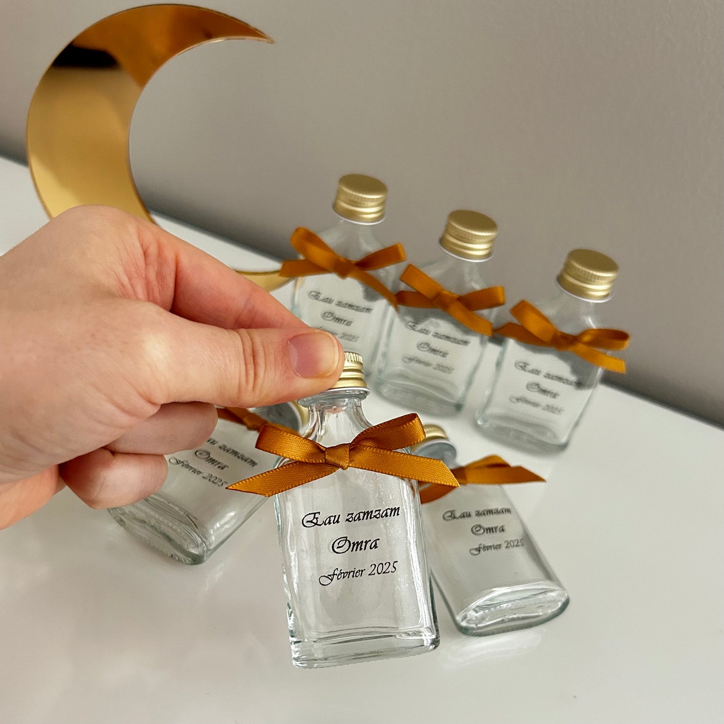 Bouteille en verre "Eau de ZamZam"