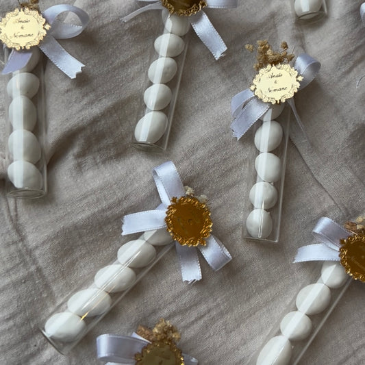 Fioles en verre dragées