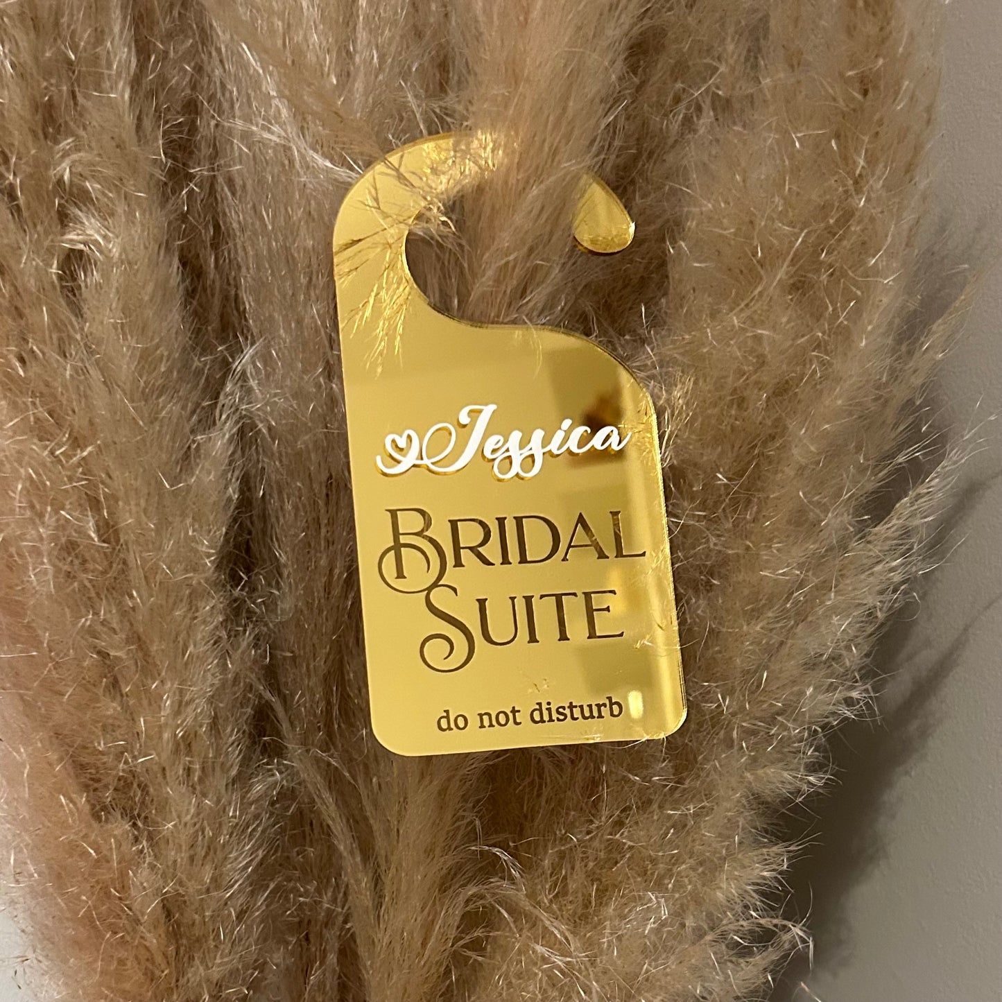 Accroche porte mariage