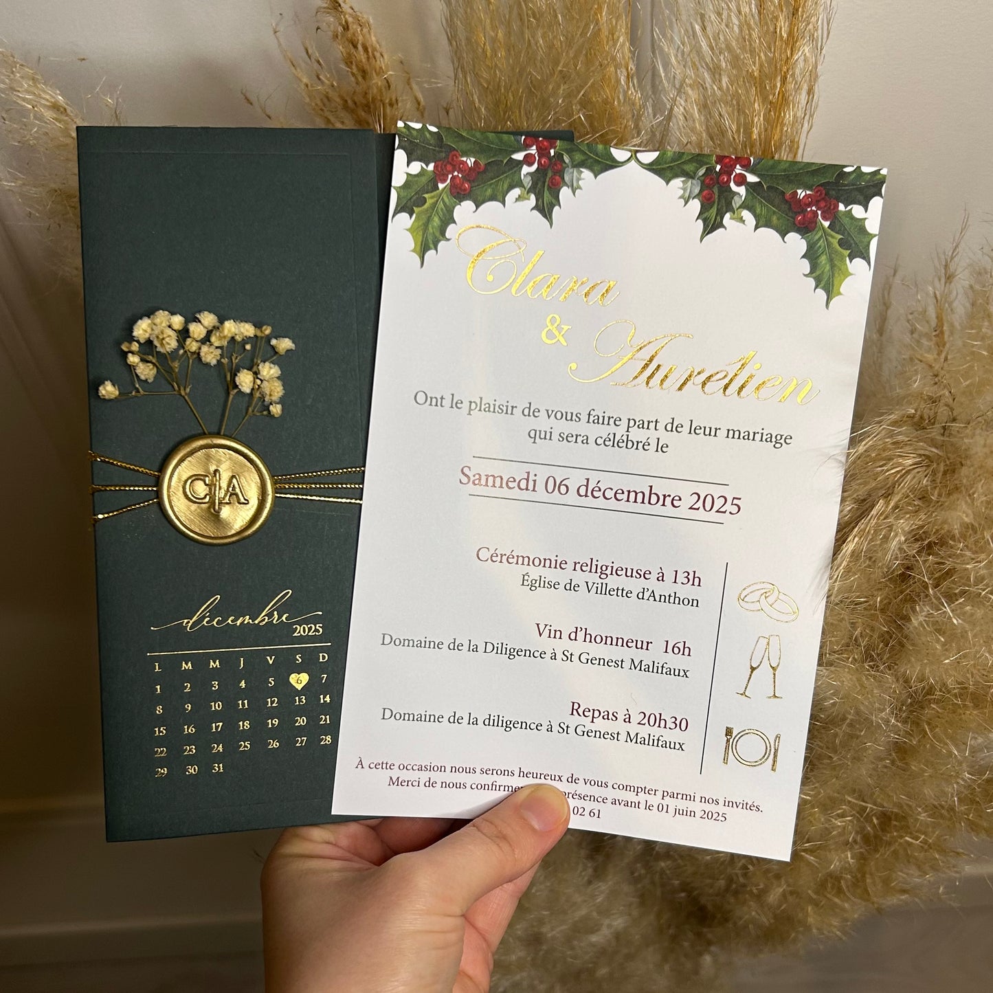 Faire part Mariage à personnaliser