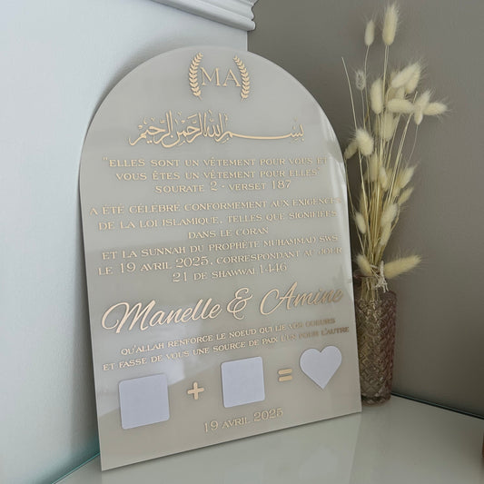 Plexiglass empreintes