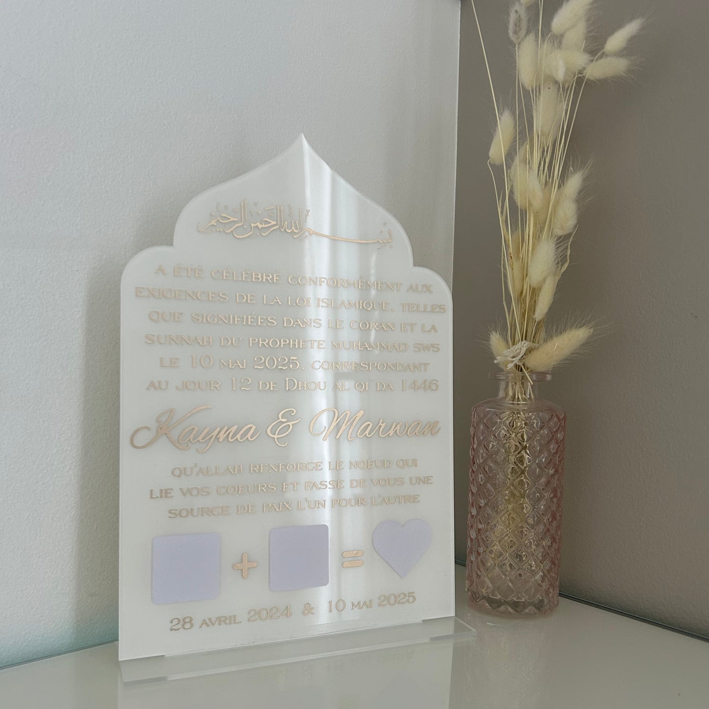 Plexiglass empreintes