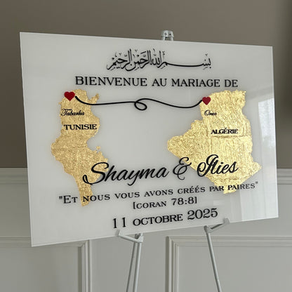 Panneau Pays - Rectangle 50 x 70 cm