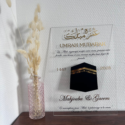 Plexiglass "Omra Mubarak"
