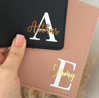 Protège passeport initiale