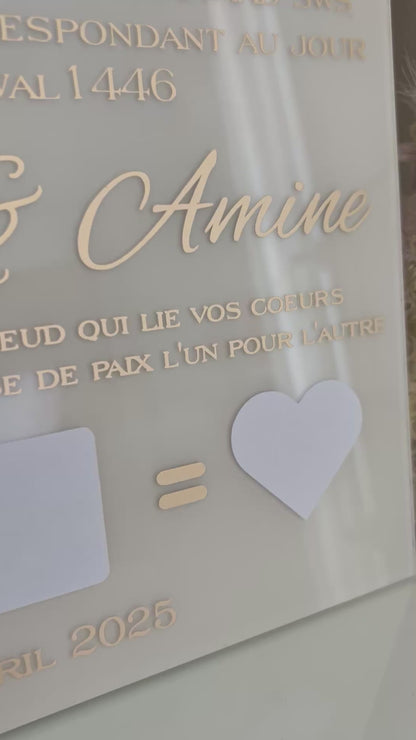 Plexiglass empreintes