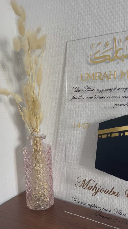 Plexiglass "Omra Mubarak"